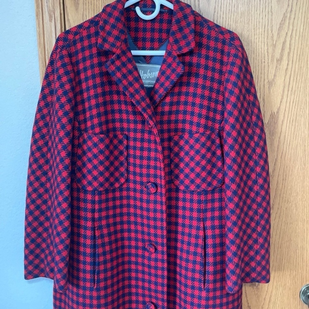 Vintage Hobson of Copenhagen Wool Coat - L/XL - Picture 2 of 8